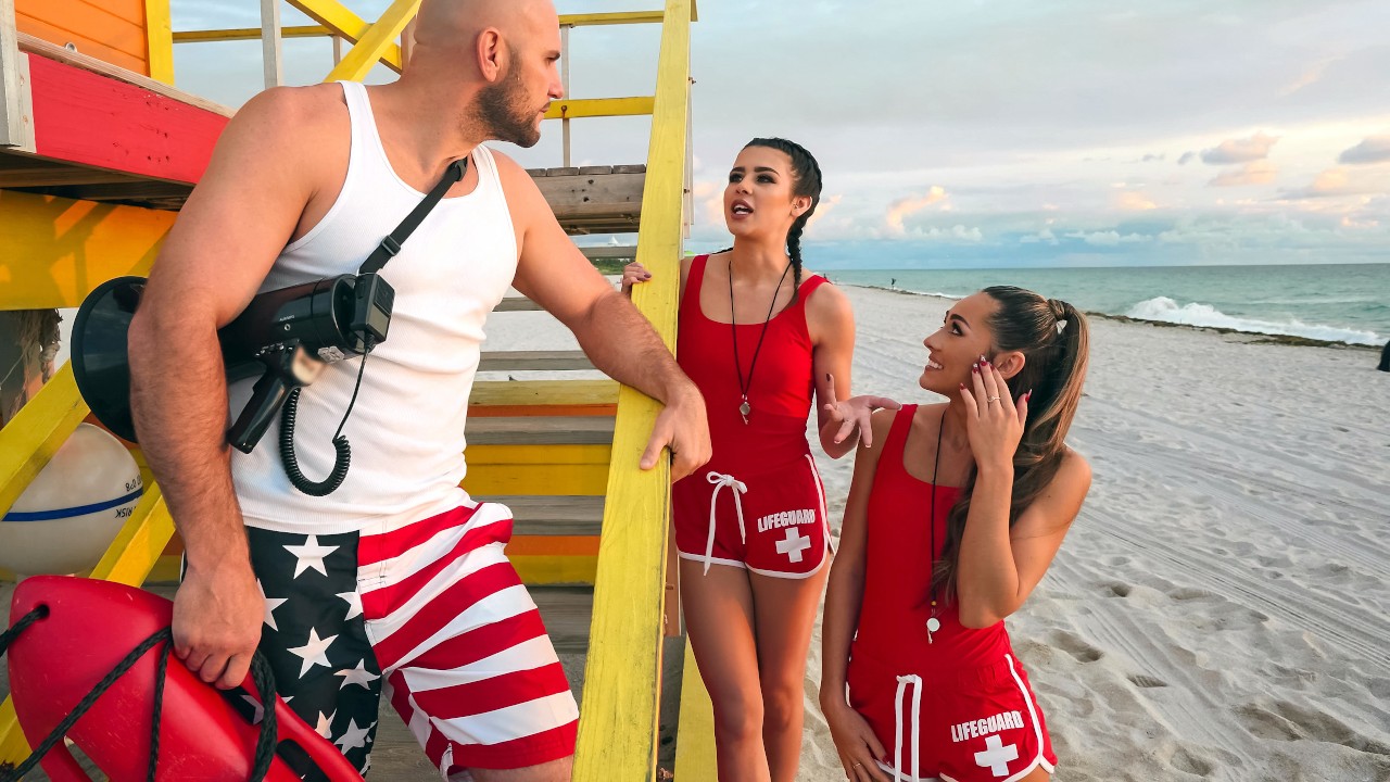 Horny Lifeguards Share A Cock MacKenzie Mace Kylie Rocket JMac Full Brazzers Free Sex