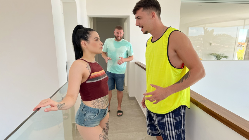 Roommate Swoops In On Girlfriend Models Saba Lapiedra Xander Corvus Brazzer Com Hindi