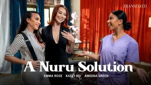 Kasey Kei and Emma Rose Join Ameena Green for an Intense Trans Nuru Massage